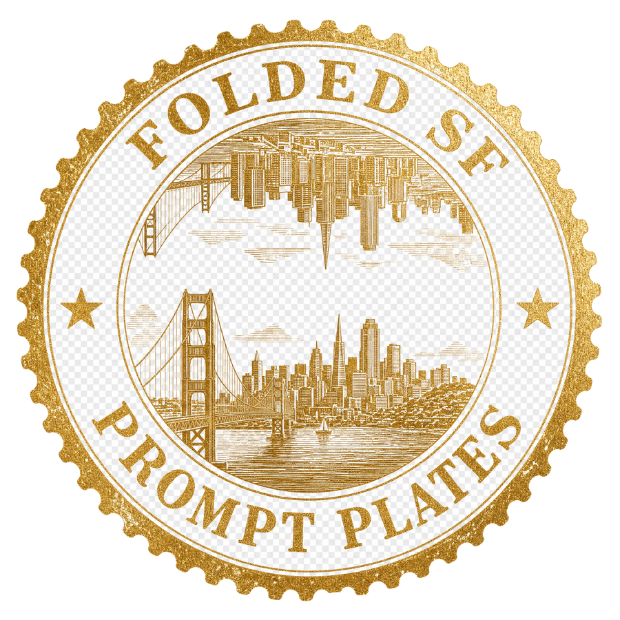 FOLDED SF · PROMPT PLATES — get this pack